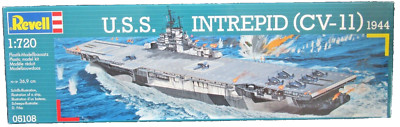 Revell Bausatz 1:720 Aircraft Carrier USS Intrepid Art Nr 05108