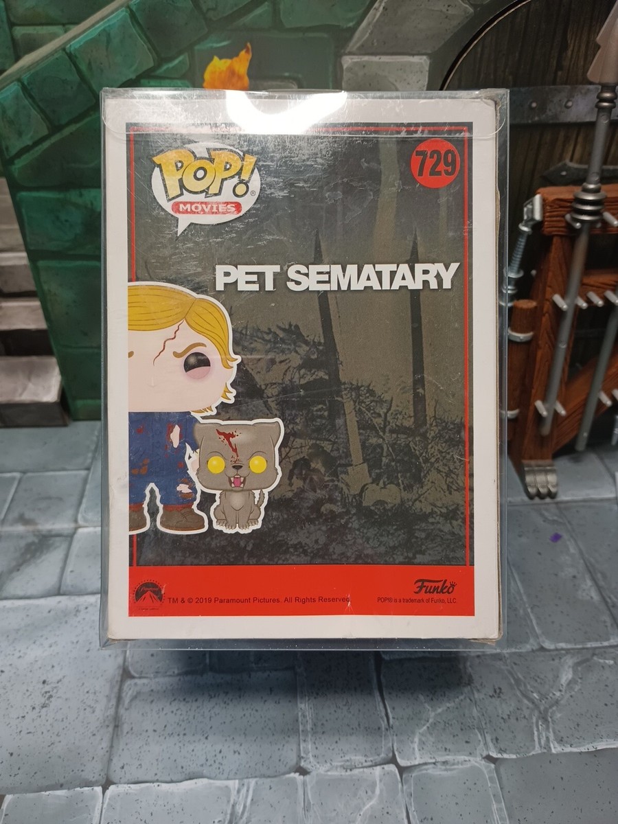 New Funko POP! Movies Pet Sematary Gage & Church #729 Vinyl Figure