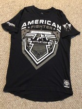 American Fighter Made in USA Double Sided Graphic T Shirt Size XL