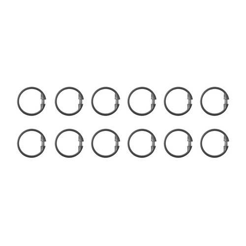 15-Piece Ombre Polyester Shower Curtain Set W/ Bath Rugs Hooks Machine Washable - Picture 5 of 6