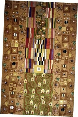  Rugs New Wave Collection, 100% Wool Hand Carved & 3'6'' x 5'6'' Multi Color