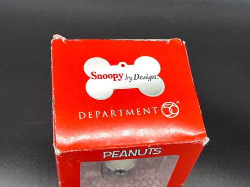Dept 56 Peanuts Santa Snoopy Porcelain Velvet Santa Hat Figurine Collectible - Picture 11 of 16