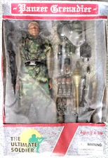 The Ultimate Soldier, WWII German Panzer Grenadier, 12" Action Figure. New