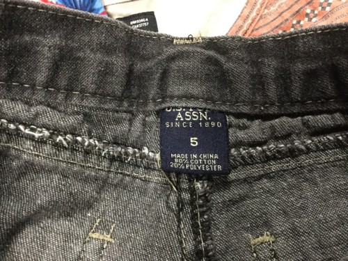 Boys Jeans Size 5 Black Light Wash Zip Front 5 Pockets US Polo Assn 176 - Picture 7 of 7