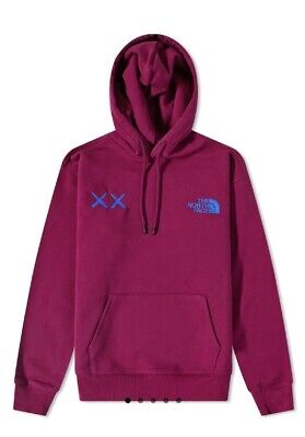 Kaws x The North Face TNF Pamplona Purple Hoodie Sweater (XS Kaws x The North Face TNF Pamplona Purple Hoodie Sweater (XS