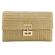 1PC Casual Woven Clutch Bag Woven Clutch Bag Money Wallet Envelope Clutch Bag
