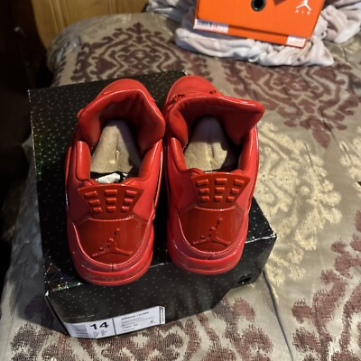 Air Jordan 4 “11LAB4” Size 14 Red Patent Leather 2015 719864  display picture 1