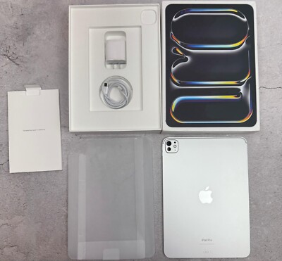 Apple iPad Pro 11'' WiFi 256GB 2024  M4 Chip Generation Silver MVV93LL/A