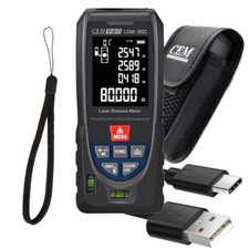 Laser Entfernungsmesser 80Meter Bluetooth Distanzmesser Wasserwage Winkel+Tasche