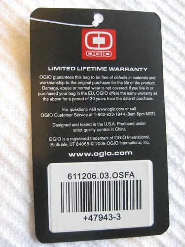 OGIO JBL Harmen Padded Brain Bucket Mini Laptop Handle Bag Case 14’x 11’inch NWT - 第 7/7 張圖片