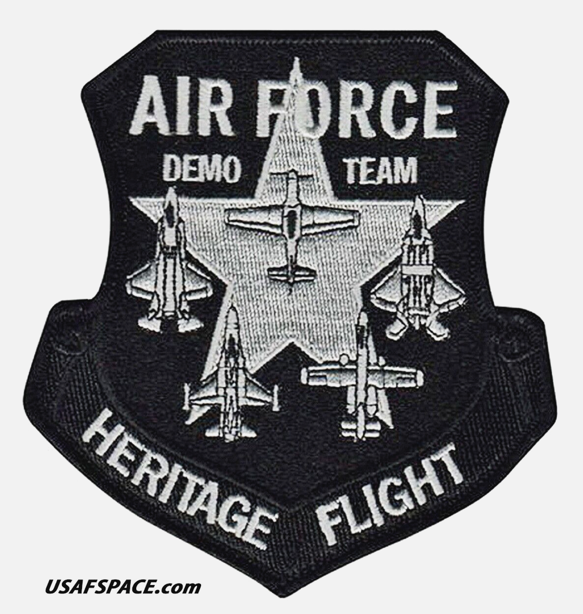 F-22 F-35A DEMO TEAM パッチセット USAF HERITAGE FLIGHT DEMO TEAM -F-16- F-22 -F-35- A-10 -ORIGINAL