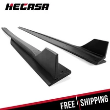 NEW Side Skirt Extension Splitter W/ Winglet GT500 Style For 15-23 Ford Mustang