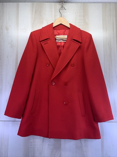 Vintage Pendleton Lambs Wool Red Pea 