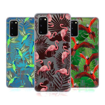 HEAD CASE DESIGNS TROPISCHE FLORA UND FAUNA GEL HANDYHÜLLE FÜR SAMSUNG HANDYS 1