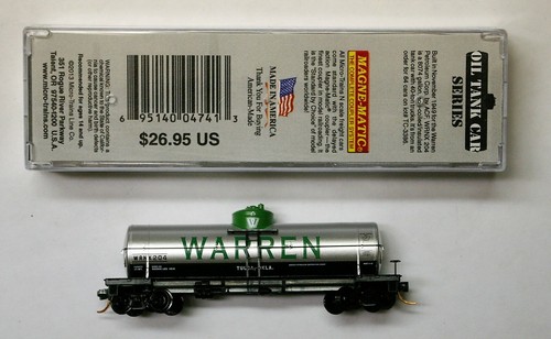 MTL Micro Trains 06500740 65740 Warren Oil Company WRNX 204 vagón cisterna de una cúpula | Zustand: New