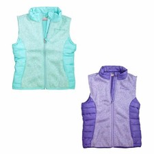 Free Country Hybrid Fleece Sherpa Vest for Girls