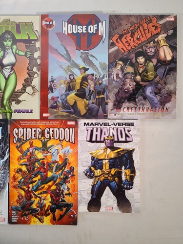 Marvel Graphic Novel Lot -Marvel Knights, House M, She Hulk, Hercules, Thanos - Picture 3 of 7