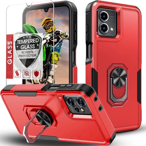 Funda para teléfono Motorola Moto G Play 2024 2023 a prueba de golpes + vidrio templado - Imagen 26 de 60
