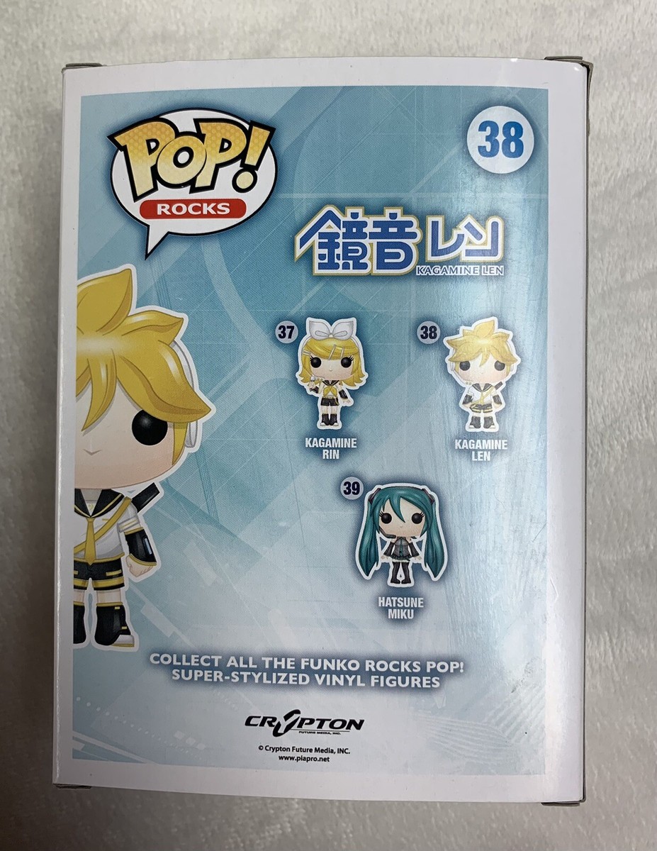 Funko Pop Rocks Vocaloid Kagamine Len #38 | eBay