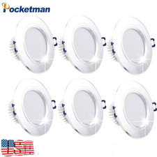 4/10PC Dimmable LED Downlight 9W Recessed Ceiling Spot Light 110V With Driver