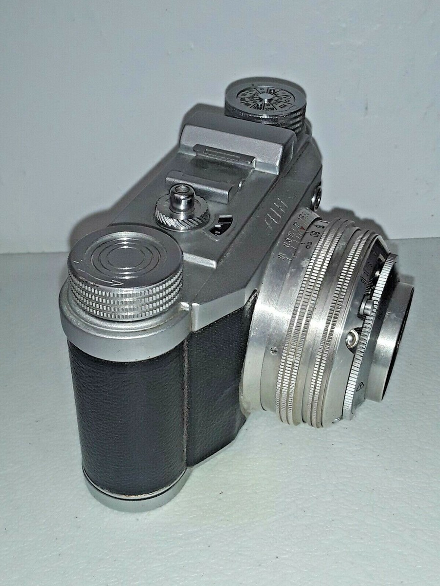 1952 GERMANY Altissa Altix IV 35mm Camera W Jena 50mm f2.8 1 1952 GERMANY Altissa Altix IV 35mm Camera W Jena 50mm f2.8 1