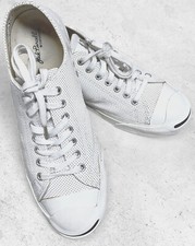 Zapato Tenis Converse Jack Purcell Charol Cuero Perforado Para Hombre 9.5