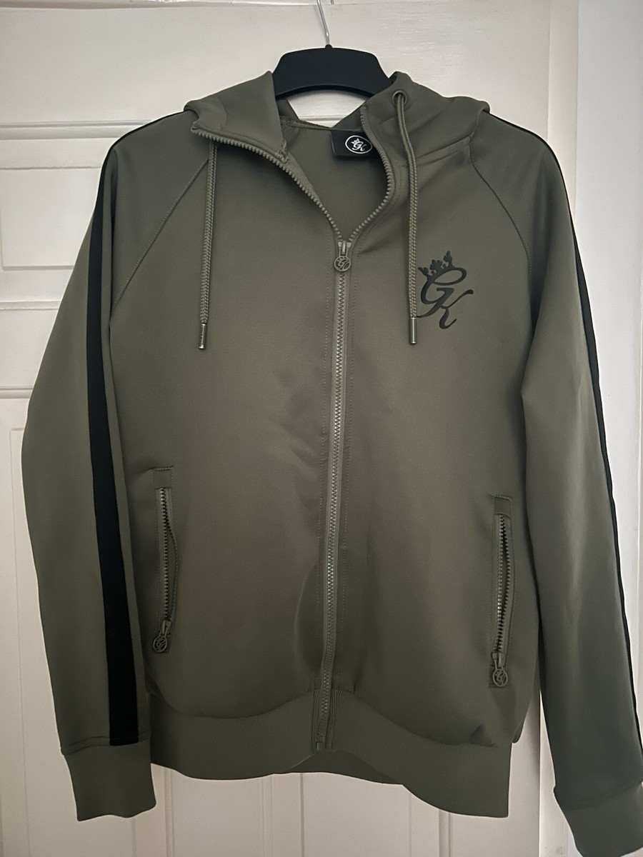 Gym king Khaki Green hoodie Size Small