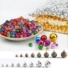 6-20mm Multi Color Brass Jingle Bells Pendant Bead Jewellery Christmas Party Dec