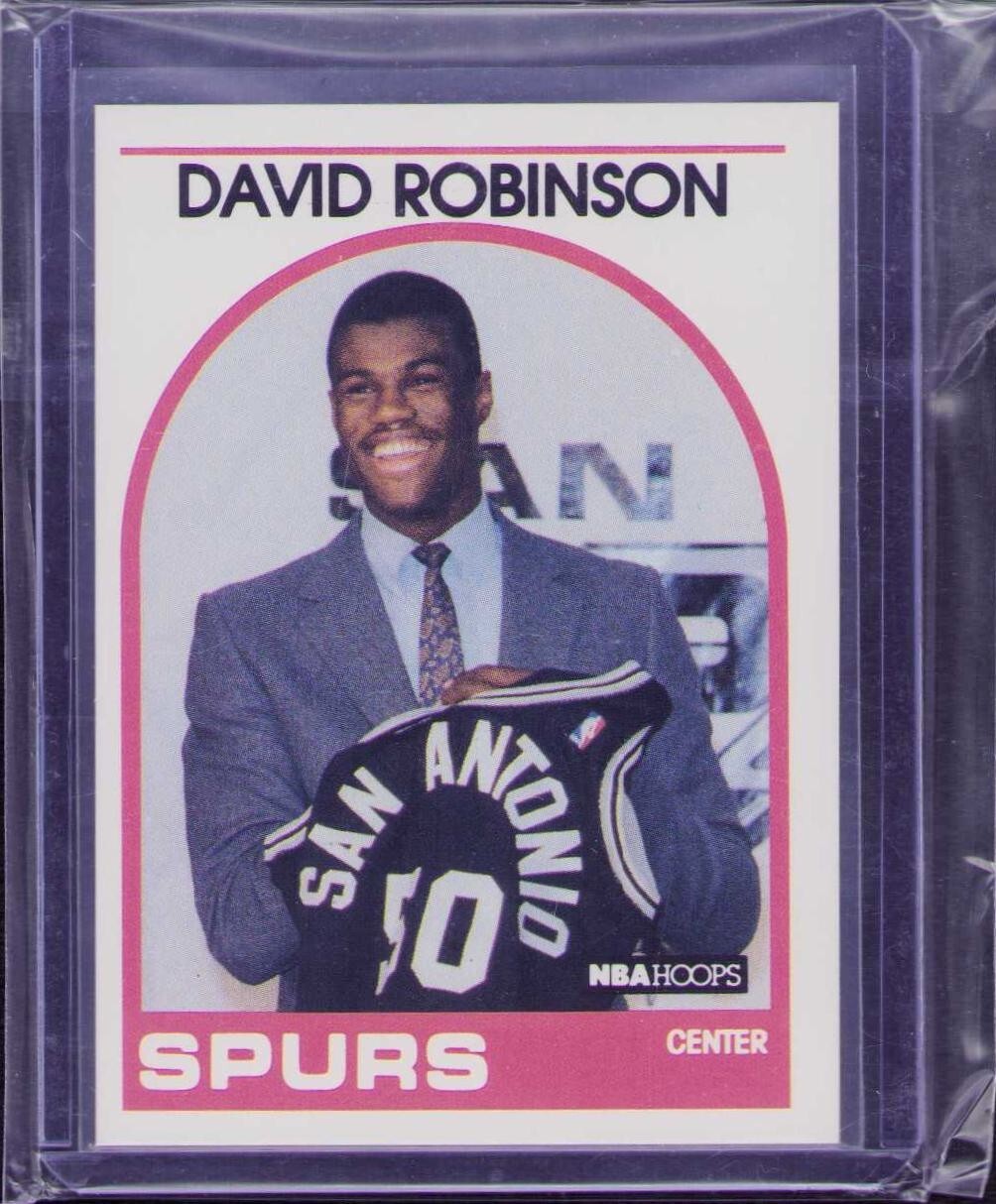 1989-90 NBA Hoops - #138 David Robinson (RC)
