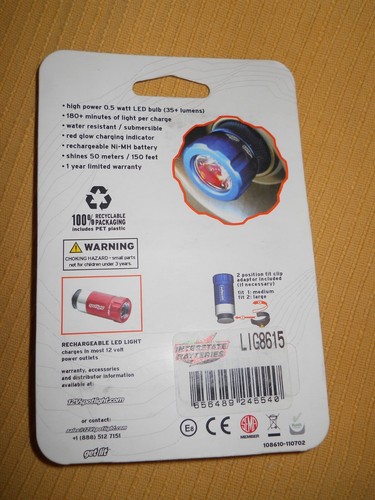 NEU ~ SpotLight Turbo wiederaufladbares LED-Licht (Plumb Purple). - Bild 3 von 3