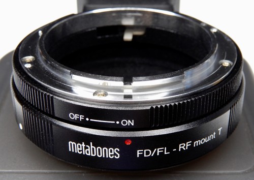 Metabones FD/FL to Canon EOS-R RF mount adapter #AX071000331 ............. MINT - Picture 2 of 12