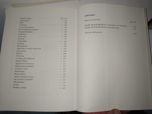 Ezra Pound DISCORSI ALLA RADIO durante Guerra su: Economia Storia Fascismo Arte - Picture 7 of 12