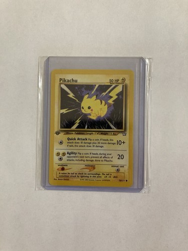 Pokemon 1. Edition Pikachu 70/111 Neo Genesis Top Zustand Siehe Fotos WOTC