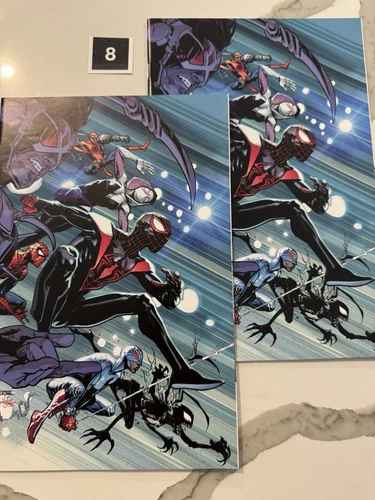 Edge of the Spider-Verse #1 2nd Print Marvel PRH 2024 1:25 Asrar Virgin Lot 2
