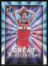 Corey Kispert 2021 Donruss Great X-pectations # 20 Teal Holo Laser Insert Washin
