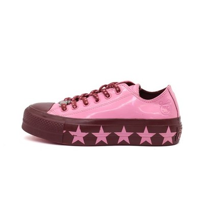 Converse Damen MC Miley Cyrus Low Top Schuhe Pink/Bordeaux Star Sneaker EU 36.5