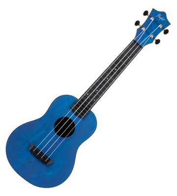 Flight TUC35 Dark Blue Travel Konzert Ukulele Linde Laminat Korpus ABS Gigbag