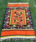 Vintage Wool Blend Rug Red Orange 7' x 4' Home Decor  — photo 6