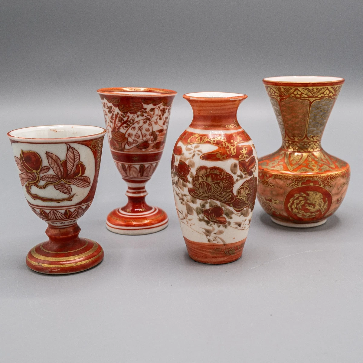 陶瓷红色古董日本原创古董玻璃杯和杯子| eBay