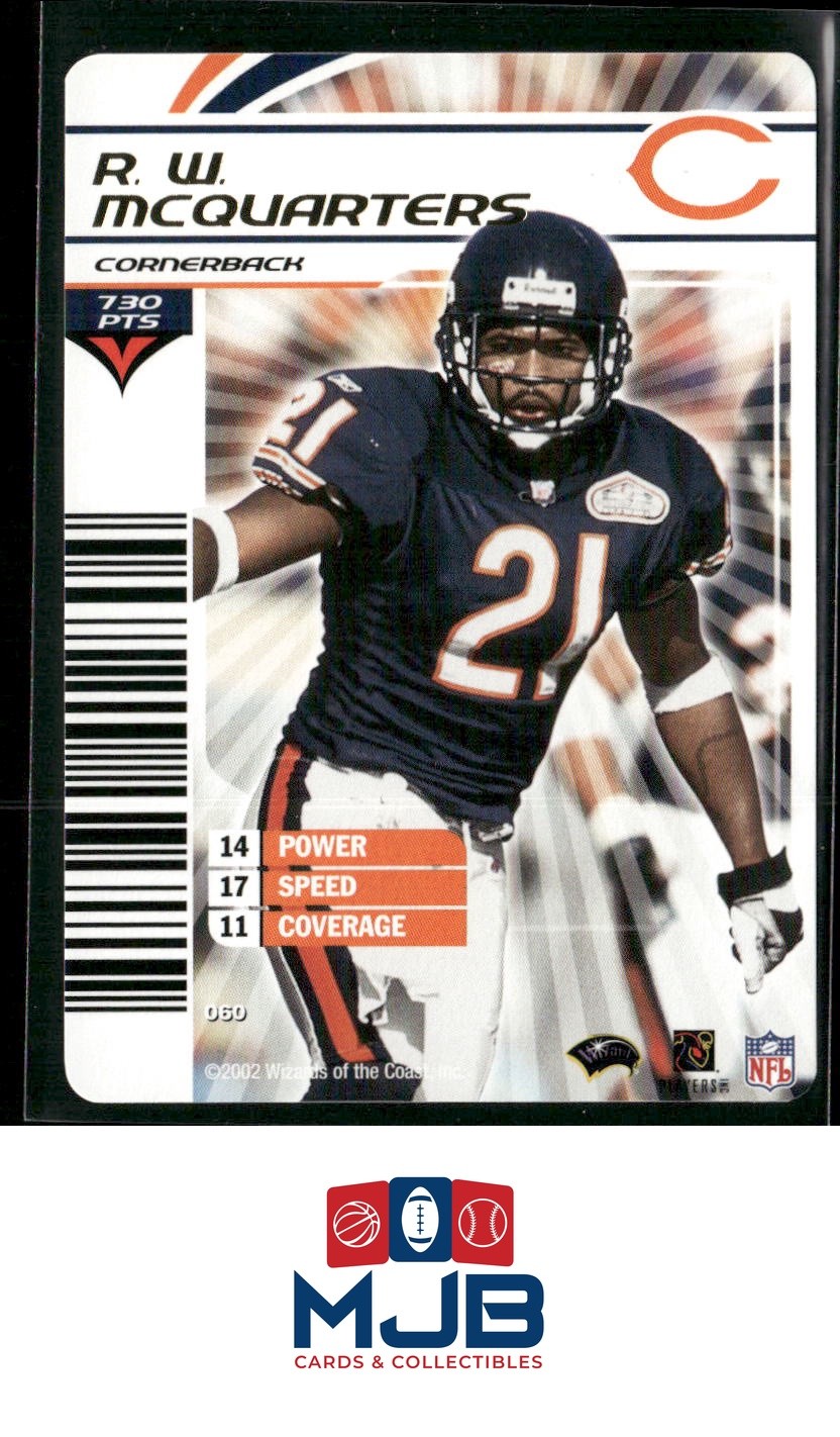 2002 NFL Showdown R.W. McQuarters #060
