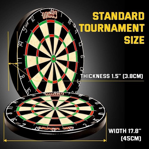 One80 Vapor Bristle Dartboard Profi Turnier Dartscheibe Wettkampf Steel Tip Dart - Bild 4 von 5
