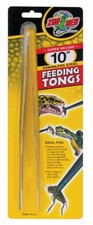 Zoo Med Labs Stainless Steel Feeding Tongs 10" Feeding Reptiles More Hygienic