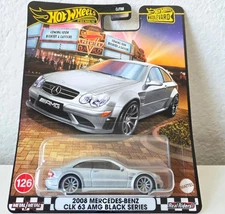 Mattle Hot Wheels Premium 2008 MERCEDES-BENZ CLK 63 AMG BLACK Series