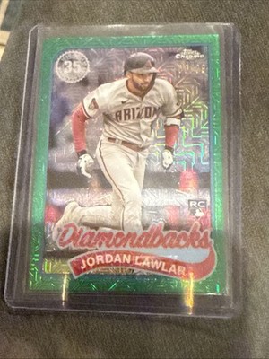 Jordan Lawlar 2024 Topps Series 2 1989 Topps Chrome Green Mojo /99 #2T89C-78