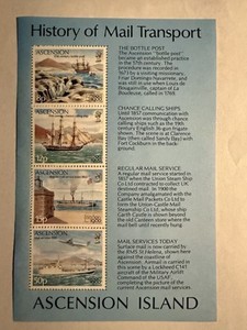 Ascension Island 1980 Transport Mail Ship SC # 260a Mint