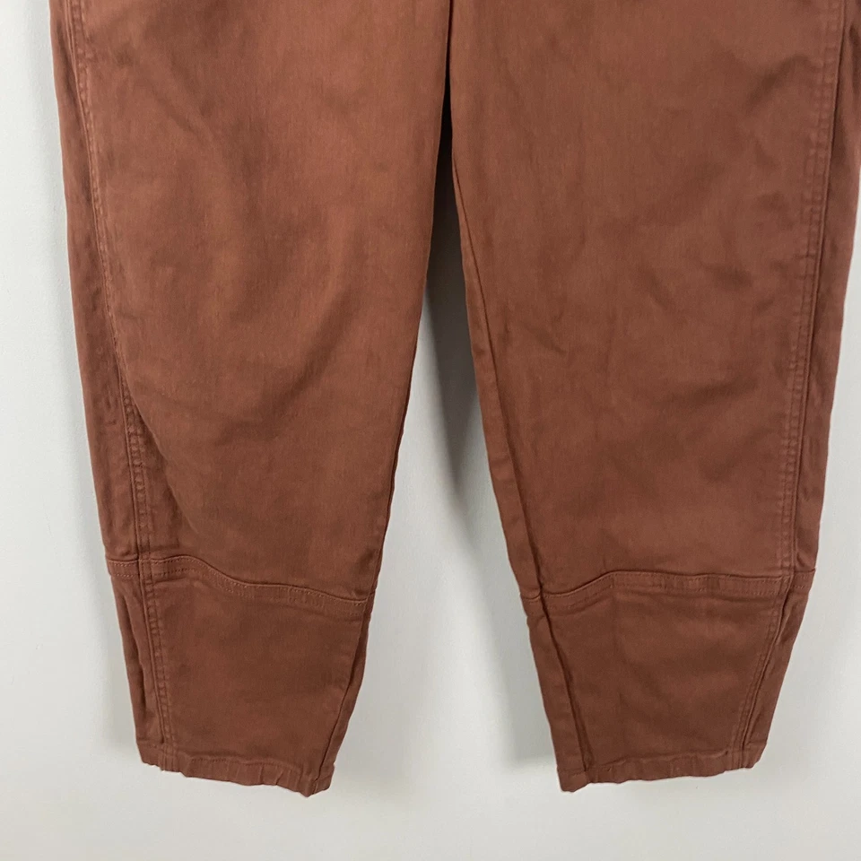 Everlane The Utility Barrel Pant High-Rise Crop Size 4 Brown High Rise - Image 3 of 4