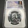 1961 Proof Silver Franklin Half Dollar 50c PF67 NGC Flag Label Signed Philadelphia Franklin