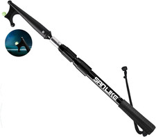 Boat Hooks for Docking Telescoping Extension Pole Hook with Luminous Bead, Light