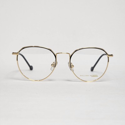 William Morris London LN50100 Women's Round Glasses in Gold / Black | 51mm