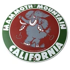 Vintage Mammoth Mountain Sign - California Ski Park Gas Pump Porcelain Sign